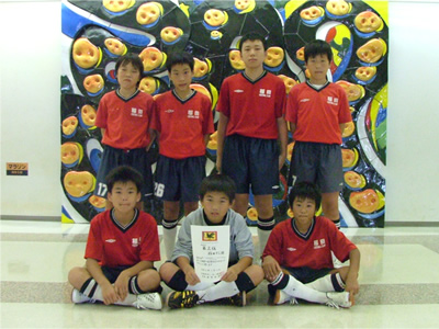 敢闘賞3位　稲田FC