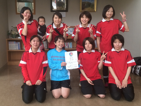 第18回かなべえ川崎市フットサル大会（女子の部 ）３位：チームF